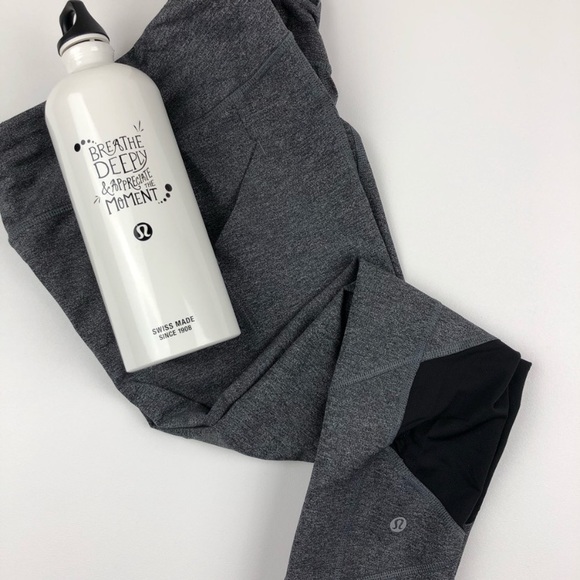 Lululemon Speed Crop Heathered Black - Picture 12 of 14